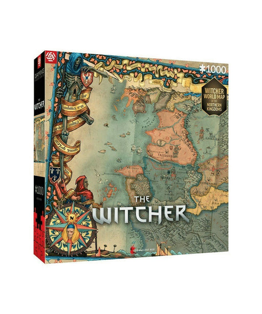EAN 5908305242994 - Good Loot The Witcher: Northern Kingdom Map Puzzle rompecabezas 1000 pieza(s) Videojuego imagen 2