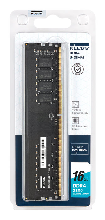 EAN 4895194966494 - Klevv KD4AGUA80-32N220A módulo de memoria 16 GB 1 x 16 GB DDR4 3200 MT/s 288-pin DIMM imagen 3
