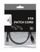 EAN 8716309052023 - Gembird PP22-1M/BK cable de red Negro Cat5e imagen 5