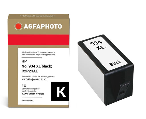 EAN 4250164841032 - AgfaPhoto APHP934BXL cartucho de tinta 1 pieza(s) Compatible Alto rendimiento (XL) Negro imagen 1