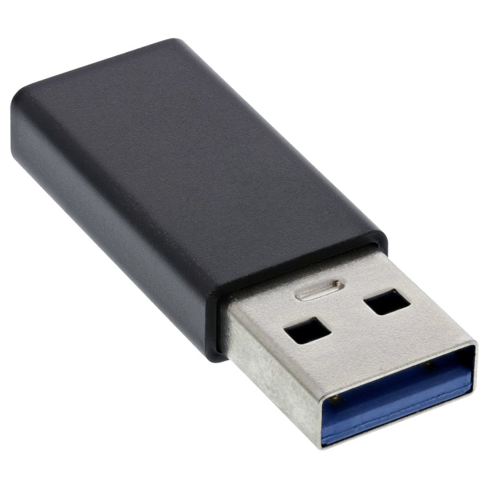 EAN 4043718282319 - InLine 35810 cambiador de género para cable USB A male USB 3.1 C Negro imagen 2