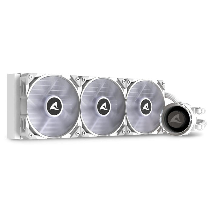 EAN 4044951038619 - Sharkoon S90 Procesador Sistema de refrigeración líquida todo en uno 12 cm Blanco 1 pieza(s) imagen 2