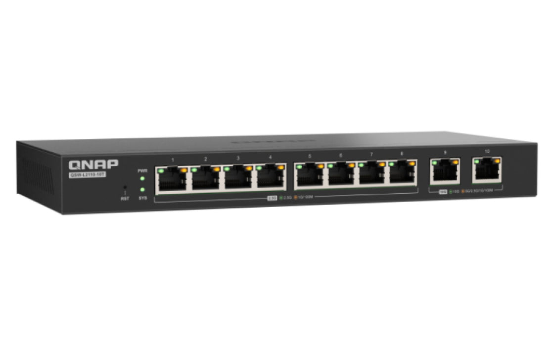 EAN 4711103091647 - QNAP QSW-L2110-10T switch Gestionado Escritorio Negro imagen 6