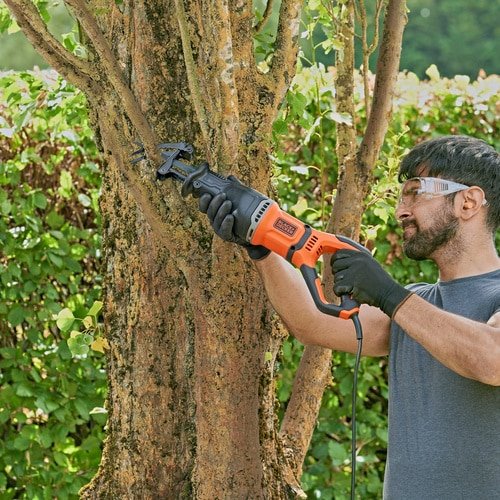 EAN 5035048737309 - Black & Decker BES301 sierra recíproca 2800 spm 750 W Negro, Naranja imagen 9