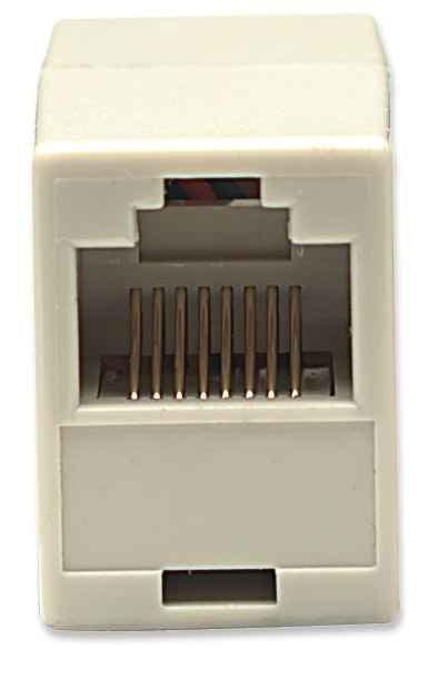 EAN 0766623504225 - Intellinet 504225 cambiador de género para cable 8P8C Marfil imagen 6