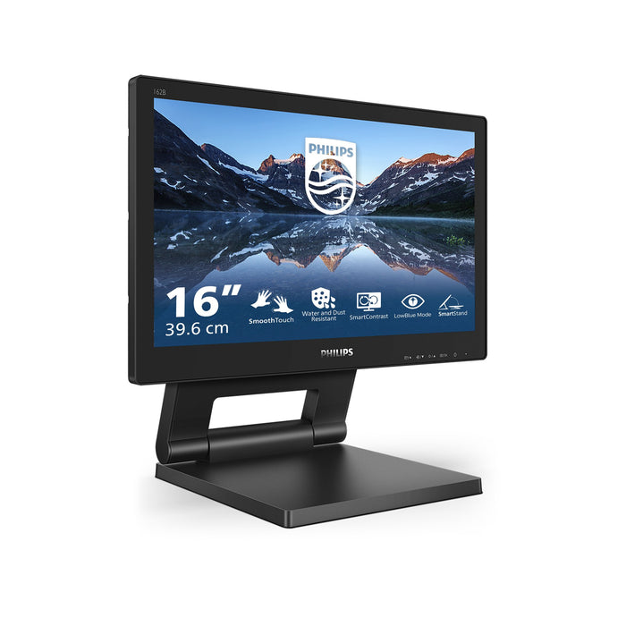 EAN 8712581760250 - Philips 162B9T/00 pantalla para PC 39,6 cm (15.6") 1366 x 768 Pixeles HD LCD Pantalla táctil Negro imagen 5