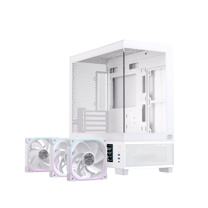 EAN 6977277360073 - Einarex EXCS-SM-51DR-W carcasa de ordenador Micro Torre Blanco imagen 4