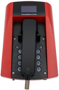 EAN 4260048180973 - Innovaphone IP160 IP Telefon - Systemtelefon - VoIP-Telefon teléfono IP Rojo, Negro OLED imagen 1