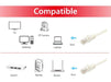 EAN 4015867206645 - Equip 603009 cable de red Blanco 20 m Cat6a U/UTP (UTP) imagen 3