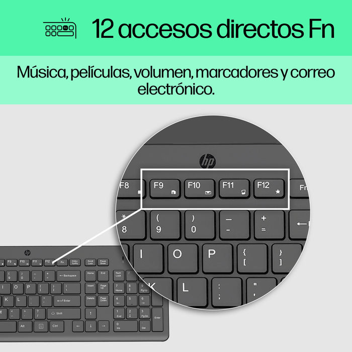 EAN 0196548244218 - HP 150 USB-A Wired Keyboard teclado Universal Negro imagen 6