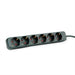 EAN 7630049612211 - ROLINE 19.07.1073 base múltiple 3 m 6 salidas AC Interior Negro imagen 1
