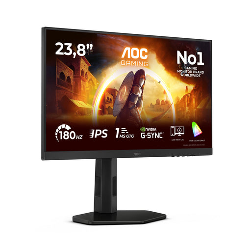 EAN 4038986181402 - AOC 24G4X pantalla para PC 60,5 cm (23.8") 1920 x 1080 Pixeles Full HD LCD Negro, Gris imagen 2