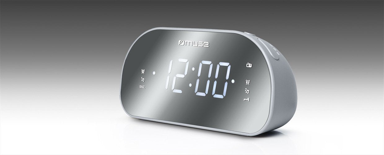 EAN 3700460206451 - Muse M-170CMR radio Reloj Digital Espejo, Blanco imagen 2