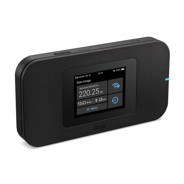 EAN 4711474823212 - Acer Connect Enduro M4D router inalámbrico Doble banda (2,4 GHz / 5 GHz) 5G Negro imagen 4
