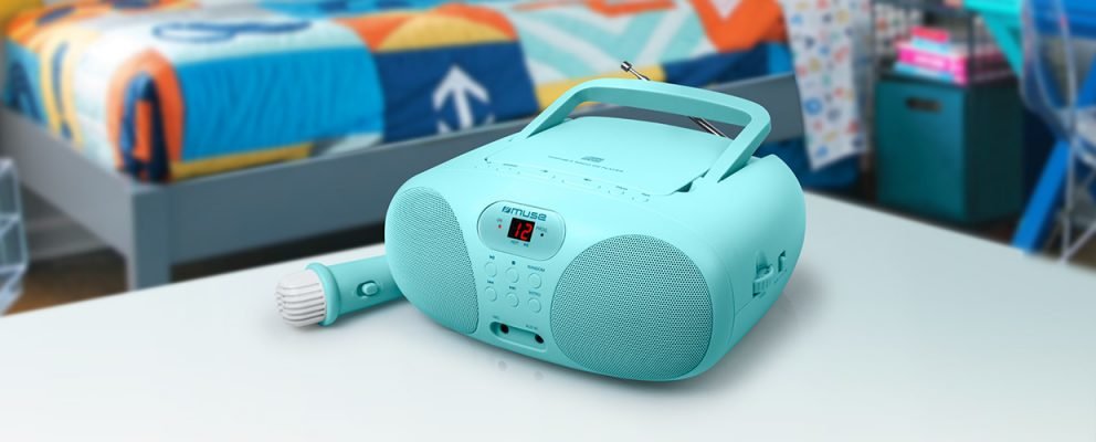 EAN 3700460207601 - Muse MD-203 KB sistema estéreo portátil Analógica FM Azul imagen 2