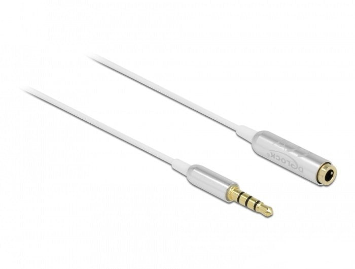 EAN 4043619660728 - DeLOCK 66072 cable de audio 3,5mm Plata, Blanco imagen 1