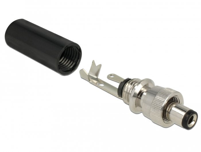 EAN 4043619899142 - DeLOCK 89914 conector DC Negro, Níquel imagen 3
