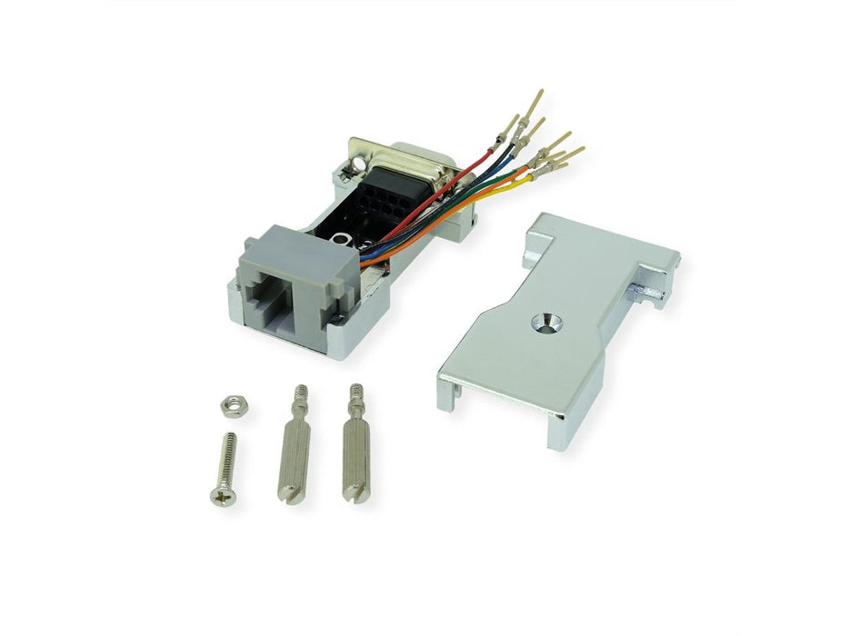 EAN 7630049619425 - ROLINE 12.03.7524 cambiador de género para cable DB9 RJ-45 Plata imagen 6