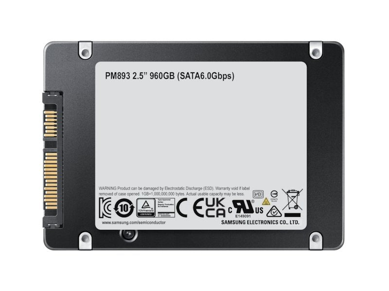 EAN 0887276642222 - Samsung PM893 960 GB 2.5" Serial ATA III V-NAND TLC imagen 5