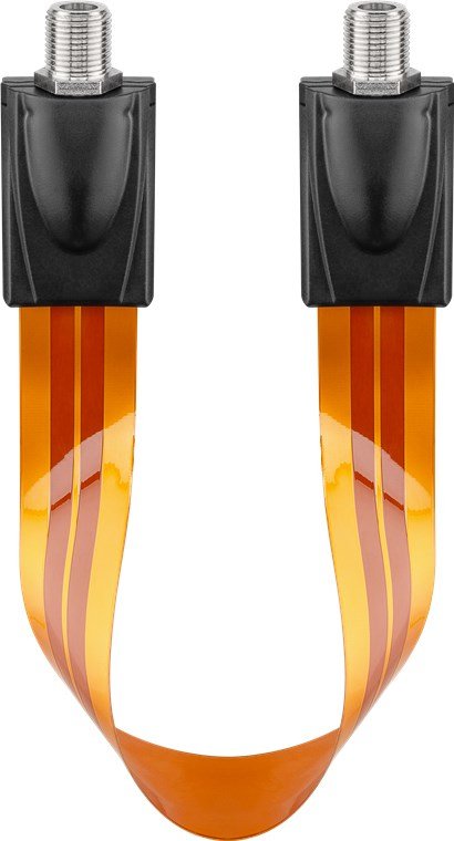 EAN 4040849119538 - Goobay 11953 cable coaxial 0,2 m Tipo F Marrón imagen 1