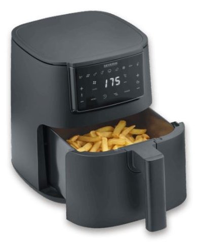 EAN 4008146046551 - Severin FR 2461 Sencillo 4 L Independiente 1300 W Freidora de aire caliente Negro imagen 2