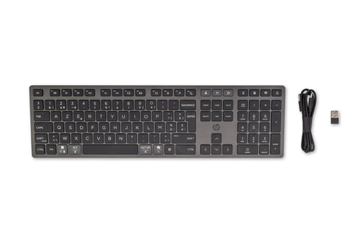 EAN 198122140824 - HP 720 Multi-Device Rechargeable Wireless Keyboard teclado Hogar / Oficina USB + Bluetooth AZERTY Belga Ne imagen 1
