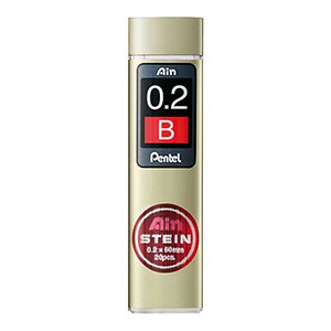 EAN 4902506336477 - Pentel Ain Stein mina de repuesto B Negro imagen 1