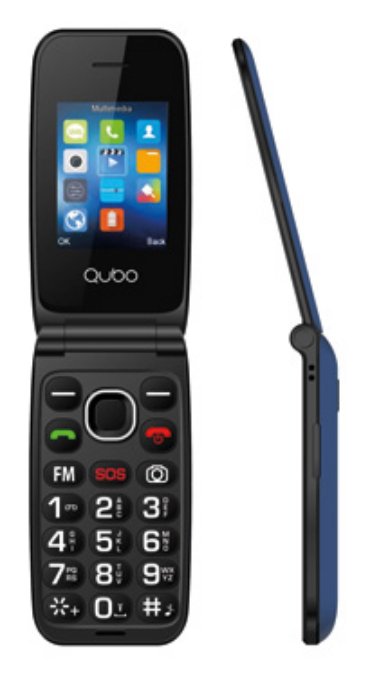 EAN 6944762700386 - Qubo NEO NW 6,1 cm (2.4") Negro, Azul Teléfono con cámara imagen 1