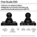 EAN 0198122304394 - HP Poly Studio E60 Smart Camera 4K MPTZ with 12x Optical Zoom TAA 8 MP Negro 3840 x 2160 Pixeles 60 pps imagen 3