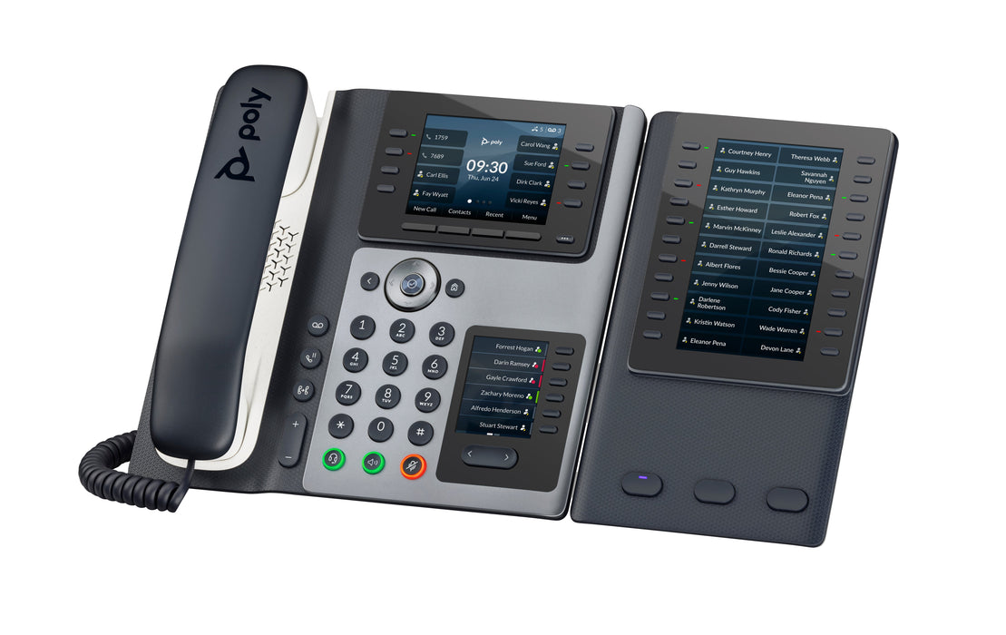 EAN 0197497341416 - HP Poly Edge E400 IP Phone and PoE-enabled teléfono IP Negro 8 líneas IPS imagen 6