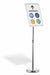 EAN 4005546735559 - Durable 479923 portacartel y stand de información A3 Aluminio, Plástico, Acero Plata imagen 3