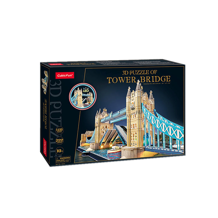 EAN 6944588205317 - CubicFun Tower Bridge Puzle 3D 222 pieza(s) Edificios imagen 3