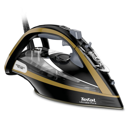 EAN 3121040071458 - Tefal FV9865E0 plancha Plancha vapor-seco Suela Durilium Autoclean 3000 W Negro, Oro imagen 1