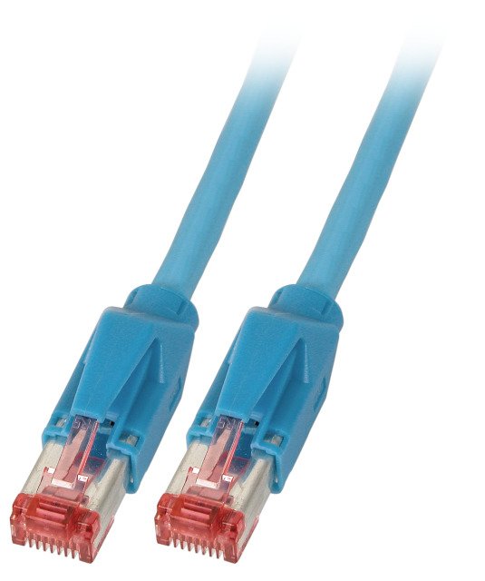 EAN 4049759009809 - EFB Elektronik K8708BL.0,50 cable de red Azul 0,5 m Cat6a S/FTP (S-STP) imagen 1