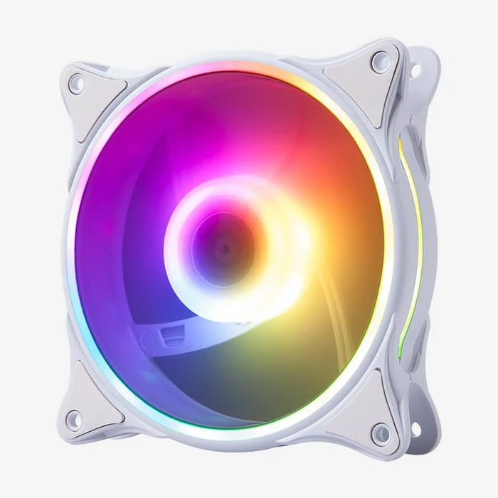 EAN 8436545693391 - Hiditec N18 ARGB Carcasa del ordenador Ventilador 12 cm Blanco imagen 2
