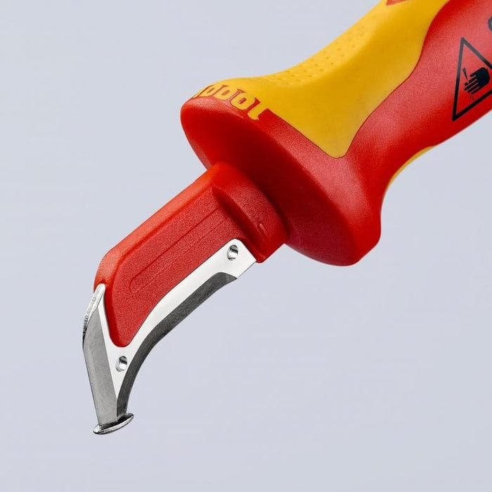 EAN 4003773030294 - Knipex 98 55 SB cúter Rojo, Amarillo Cuchillo de hoja fija imagen 4