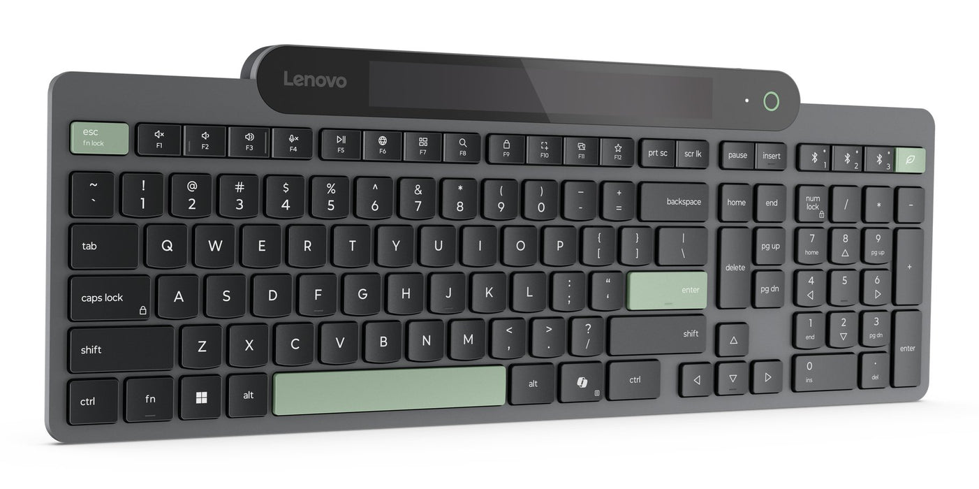 EAN 0195892118015 - Lenovo 4Y41R69490 teclado Hogar / Oficina Bluetooth Alemán Negro, Verde imagen 5