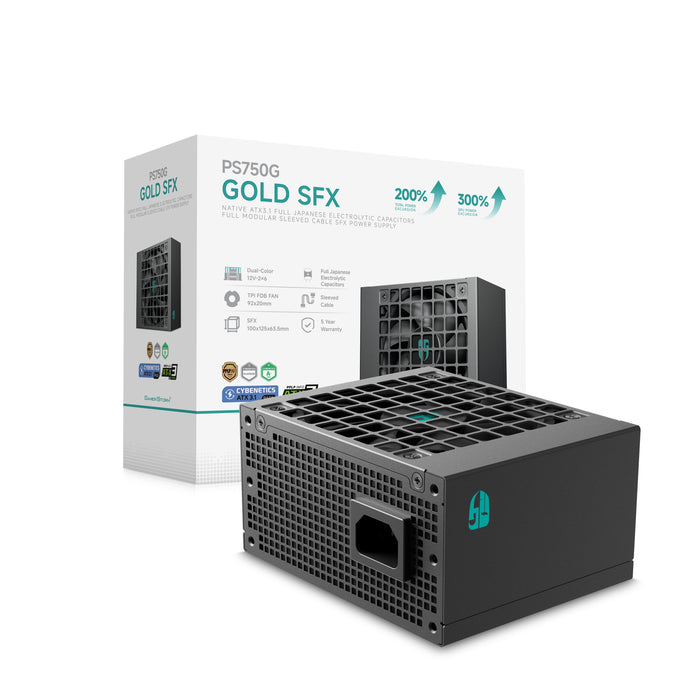 EAN 6933412755036 - Gamer Storm PS750G unidad de fuente de alimentación 750 W 20+4 pin ATX ATX Negro imagen 9