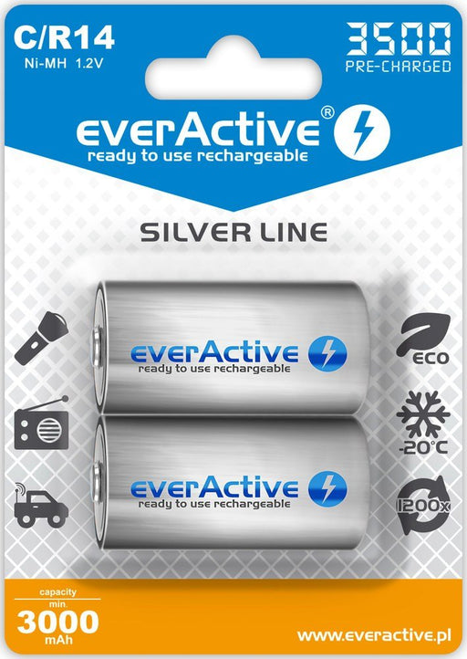 EAN 5902020523727 - Everactive EVHRL14-3500 pila doméstica Batería recargable C Níquel-metal hidruro (NiMH) imagen 1