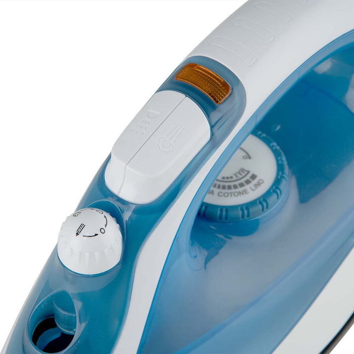 EAN 8435568406377 - Orbegozo SV 2025 plancha Plancha vapor-seco Suela antiadherente 2000 W Blanco, Azul imagen 3