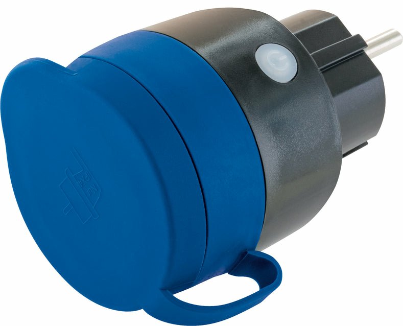 EAN 4004005043150 - Schwaiger SOAW0044 toma de corriente Azul, Gris imagen 3