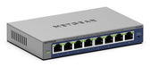 EAN 0606449169959 - NETGEAR GS108Ev4 No administrado L2/L3 Gigabit Ethernet (10/100/1000) Gris imagen 2