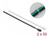 EAN 4043619195077 - DeLOCK 19507 presilla Brida de bolas Poliamida Negro, Blanco 100 pieza(s) imagen 1
