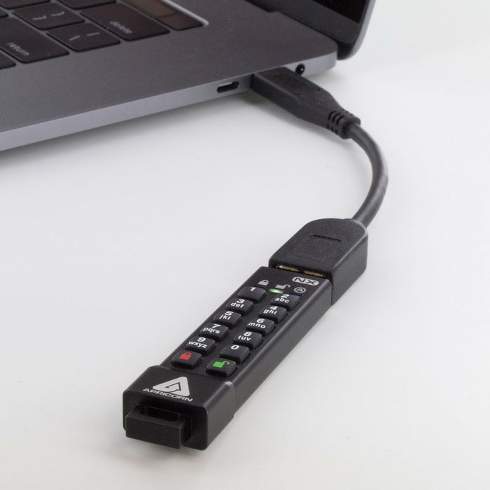 EAN 708326915113 - Apricorn Aegis Secure Key 3NX unidad flash USB 256 GB USB tipo A 3.2 Gen 1 (3.1 Gen 1) Negro imagen 6