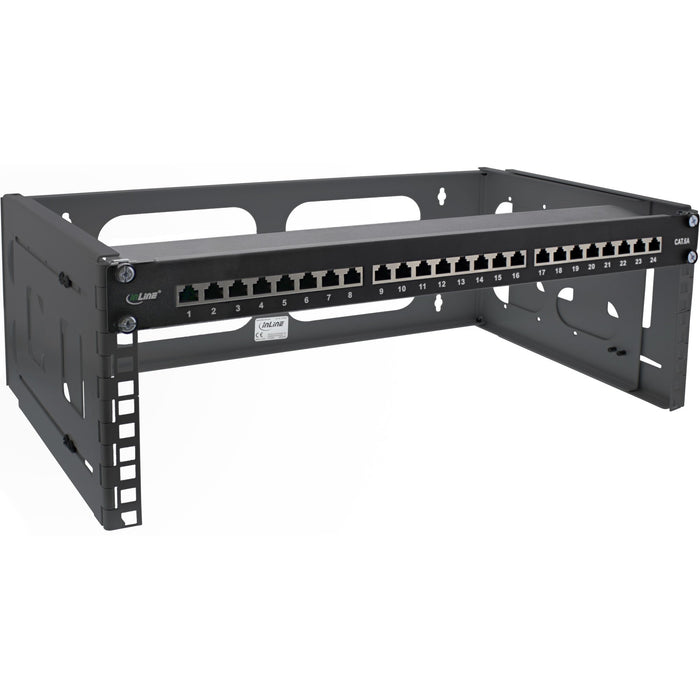 EAN 4043718284801 - InLine 19104A armario rack 4U Bastidor de pared Negro imagen 2