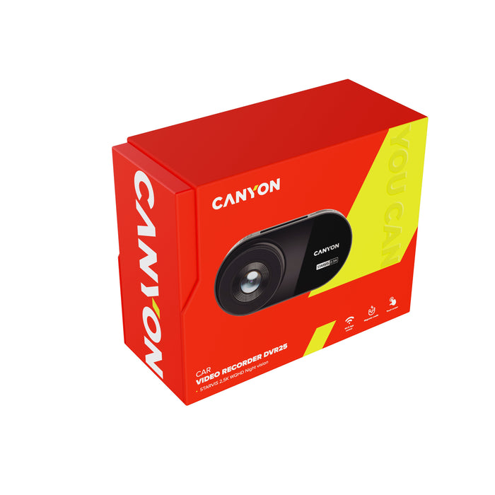 EAN 5291485014889 - Canyon DVR25 kamera do auta s nahravanim 2.5K WQHD at 30 fps 3´´ dotykovy imagen 11