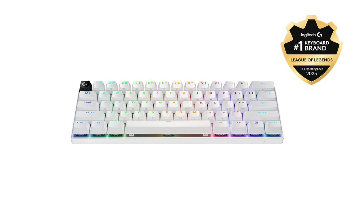 EAN 5099206112865 - Logitech G 920-011928 teclado Juego RF Wireless + Bluetooth QWERTY Nórdico Blanco imagen 8