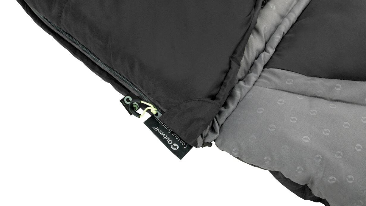 EAN 5709388136121 - Outwell Contour Adulto Saco de dormir rectangular Poliéster Negro, Gris imagen 3