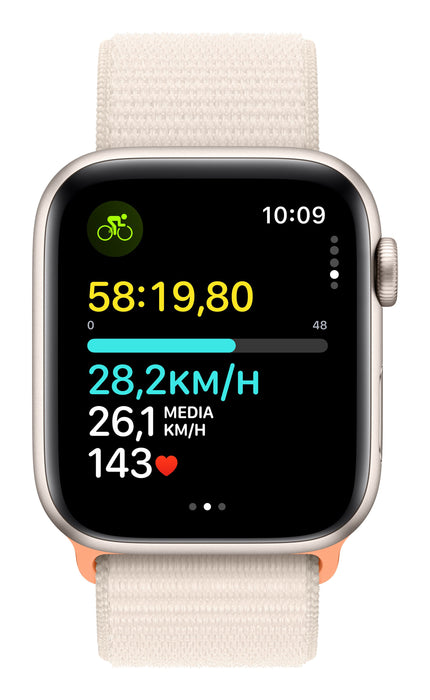 EAN 195949004445 - Apple Watch SE OLED 44 mm Digital 368 x 448 Pixeles Pantalla táctil Beige Wifi GPS (satélite) imagen 4