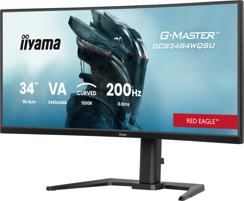 EAN 4948570127900 - iiyama G-MASTER GCB3484WQSU-B2 34IN PRO-GAMING 0.4MS VA LCD 3440X144 pantalla para PC 86,4 cm (34") 3440  imagen 4